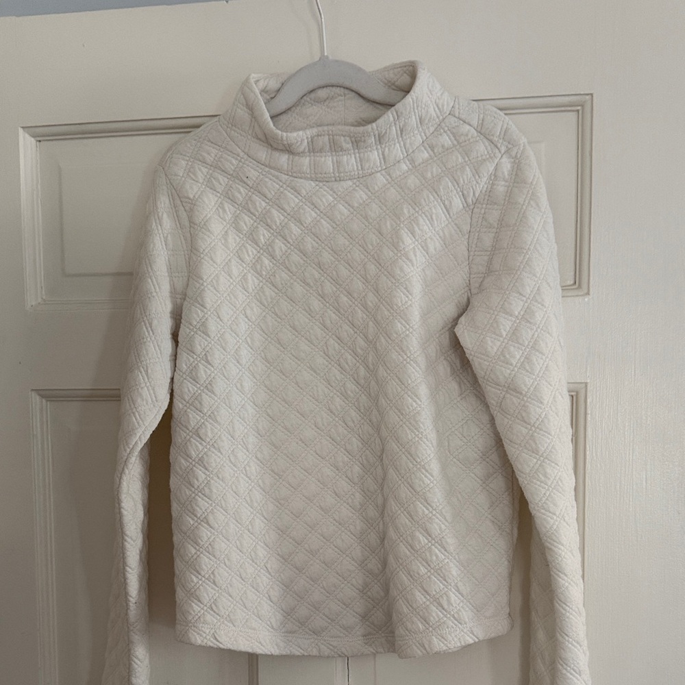 Crewcuts Cream Quilted Sweatshirt